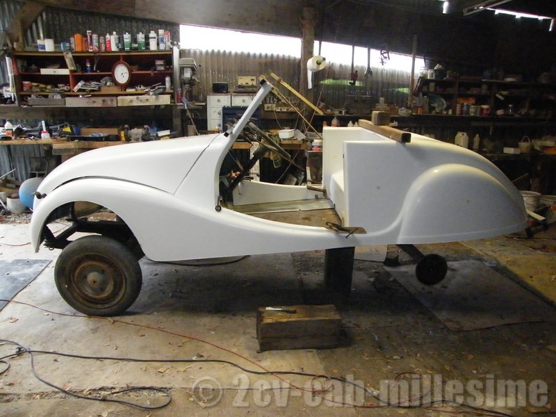 montage à blanc 2 cv cabriolet millesime