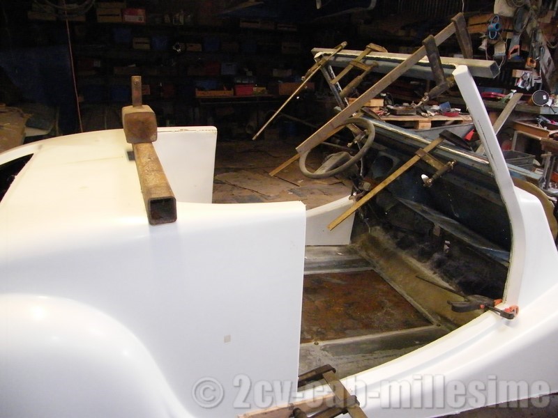 montage du kit 2 cv cabriolet millesime Hubert Heurtin