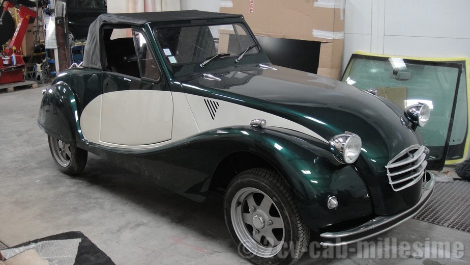 2 cv cabriolet millesime Hubert Heurtin