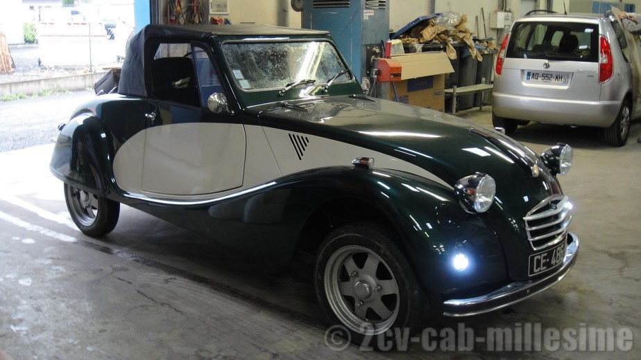 2 cv cabriolet millesime Hubert Heurtin