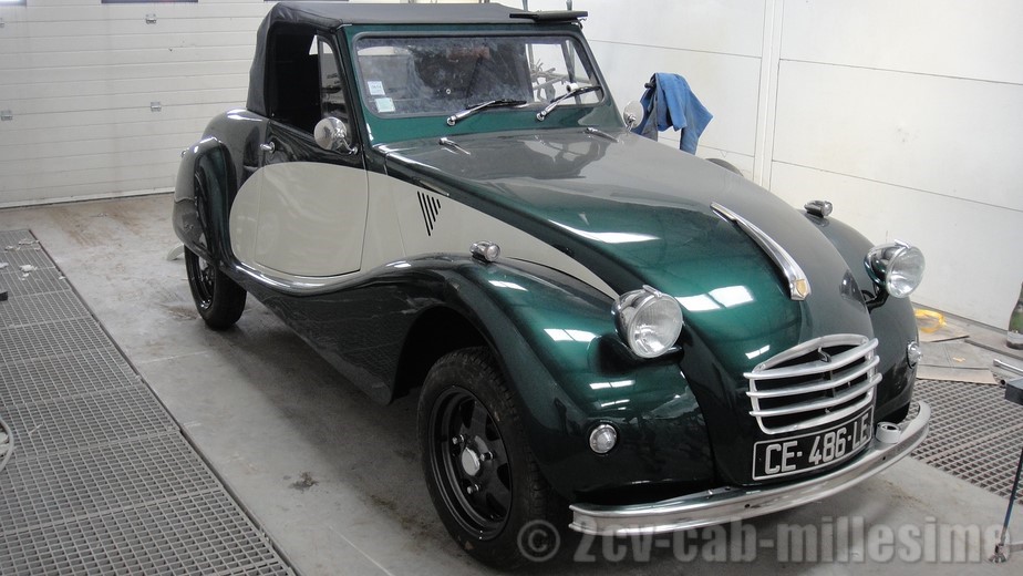 2 cv cabriolet millesime Hubert Heurtin