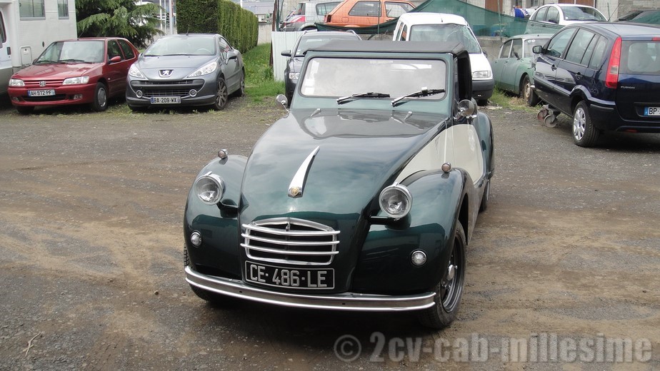2 cv cabriolet millesime Hubert Heurtin