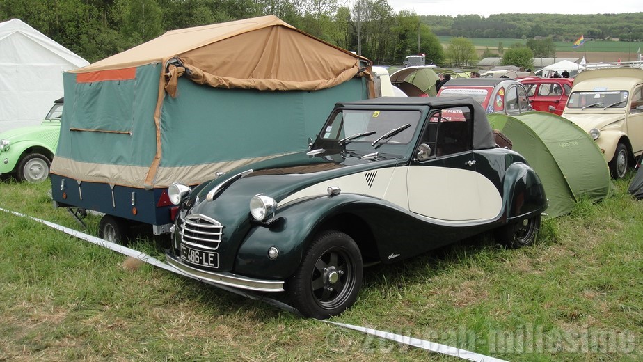 2 cv cabriolet millesime 20ème rencontre des 2 cv clubs de france Lavaré 2013