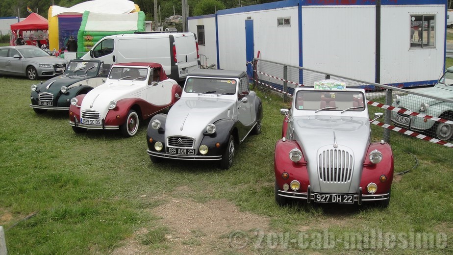 2 cv cabriolet millesime 20ème rencontre des 2 cv clubs de france Lavaré 2013