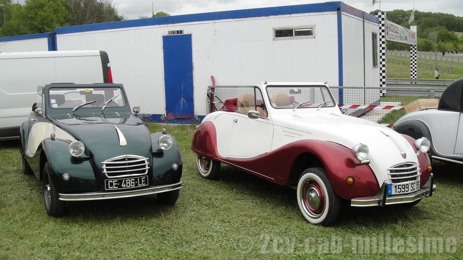 2 cv cabriolet millesime 20ème rencontre des 2 cv clubs de france Lavaré 2013