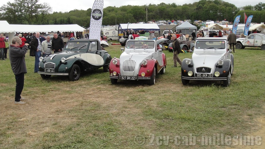 2 cv cabriolet millesime 20ème rencontre des 2 cv clubs de france Lavaré 2013