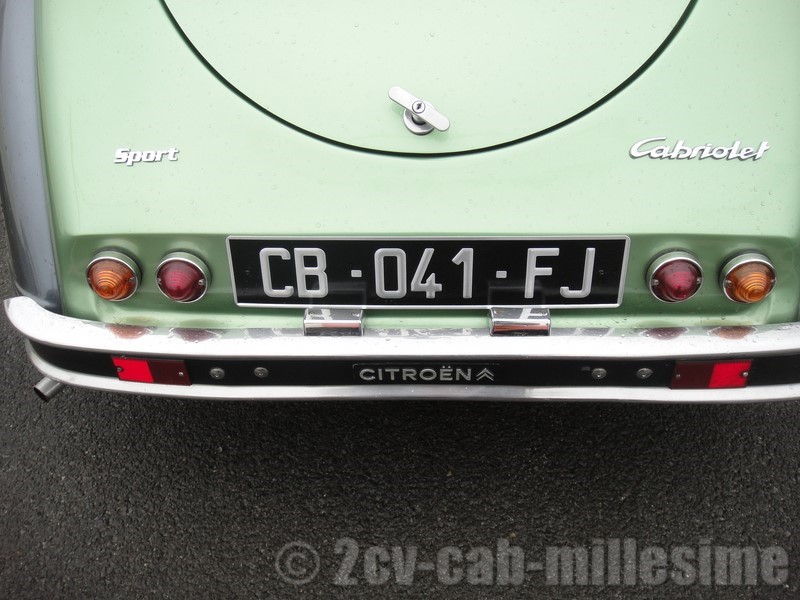 2 cv cabriolet millesime 19ème rencontre des 2 cv clubs de france chateaubriant 2012