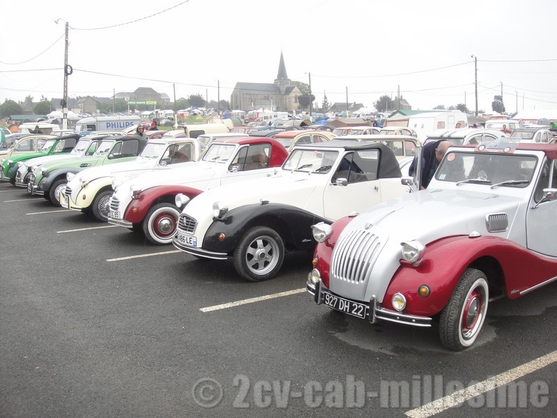 2 cv cabriolet millesime 19ème rencontre des 2 cv clubs de france chateaubriant 2012