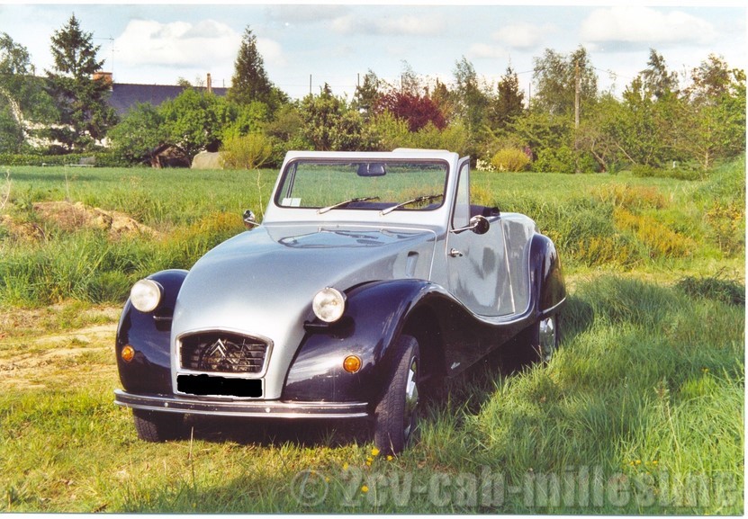 2 cv cabriolet millesime Hubert Heurtin