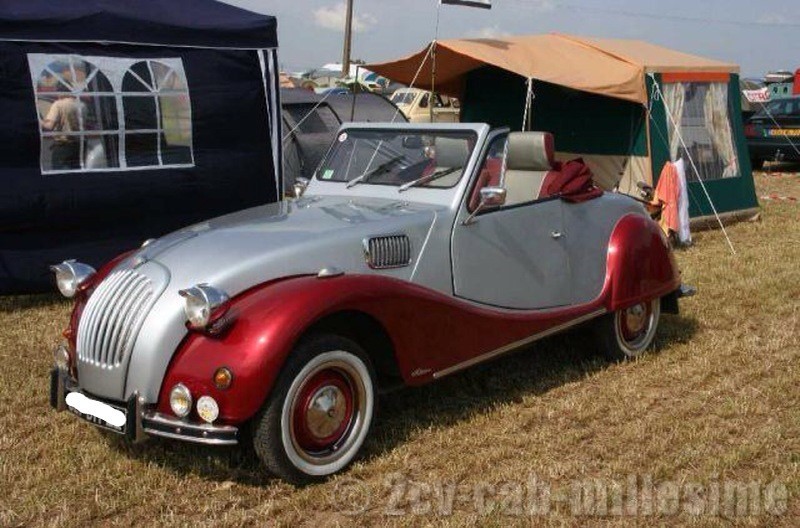 2 cv cabriolet millesime Hubert Heurtin