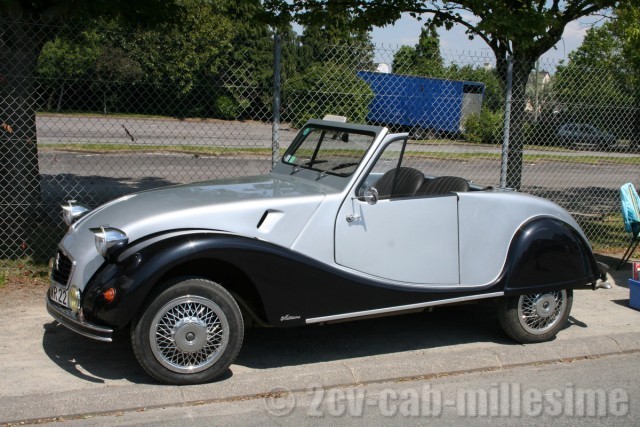2 cv cabriolet millesime Hubert Heurtin